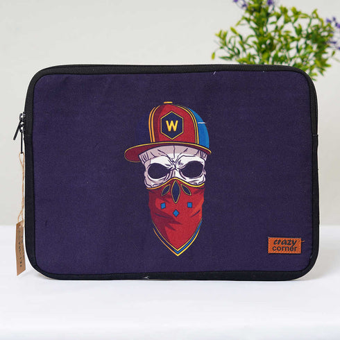 Skull Printed Laptop Sleeve/Cover 13 inch